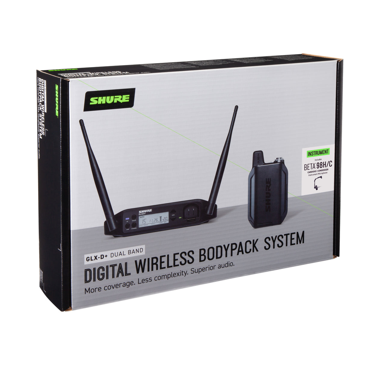 Shure GLXD14+ trådløst instrumentsett (BETA98)