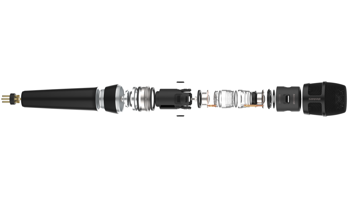 Shure NXN8/C Nexadyne dynamisk mikrofon (nyre, svart)