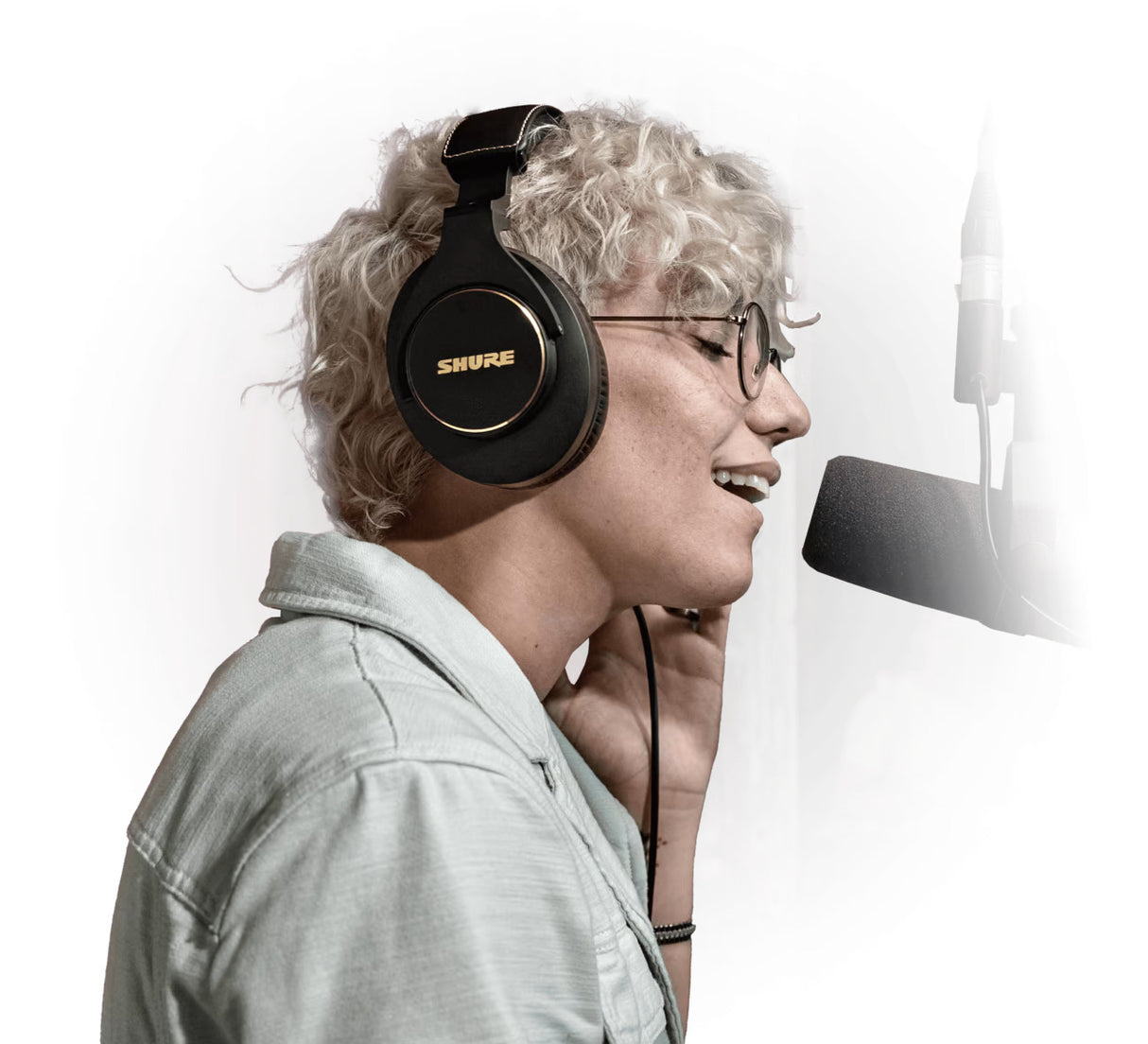 Shure SRH840A-EFS Study Headphone (svart / gull)