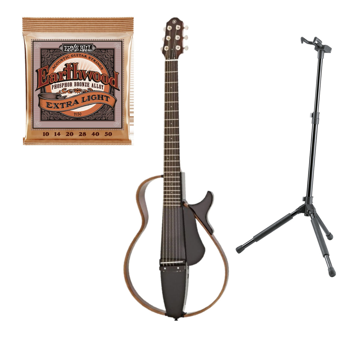 Yamaha SLG200S Silent startpakke (gjennomsiktig Black )