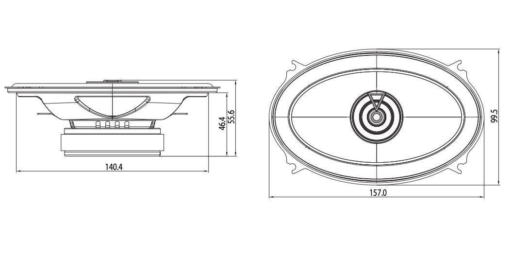 JBL CLUB 6422F bilhøyttalersett (120W, 4"x6")