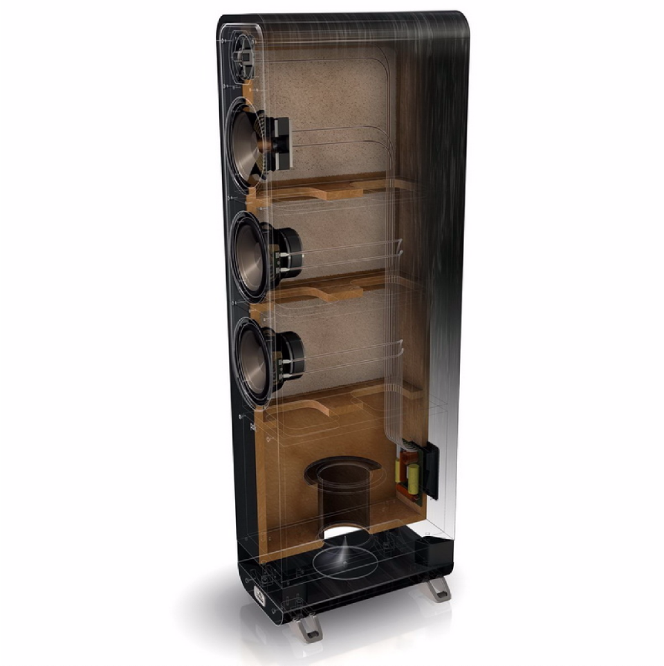 Polk Signature S60E gulvstående høyttalersett (svart)