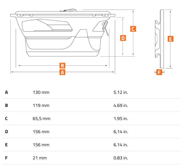 HERTZ CENTO 130MM KOAKSIELL HØYTTALER, 2-VEIS