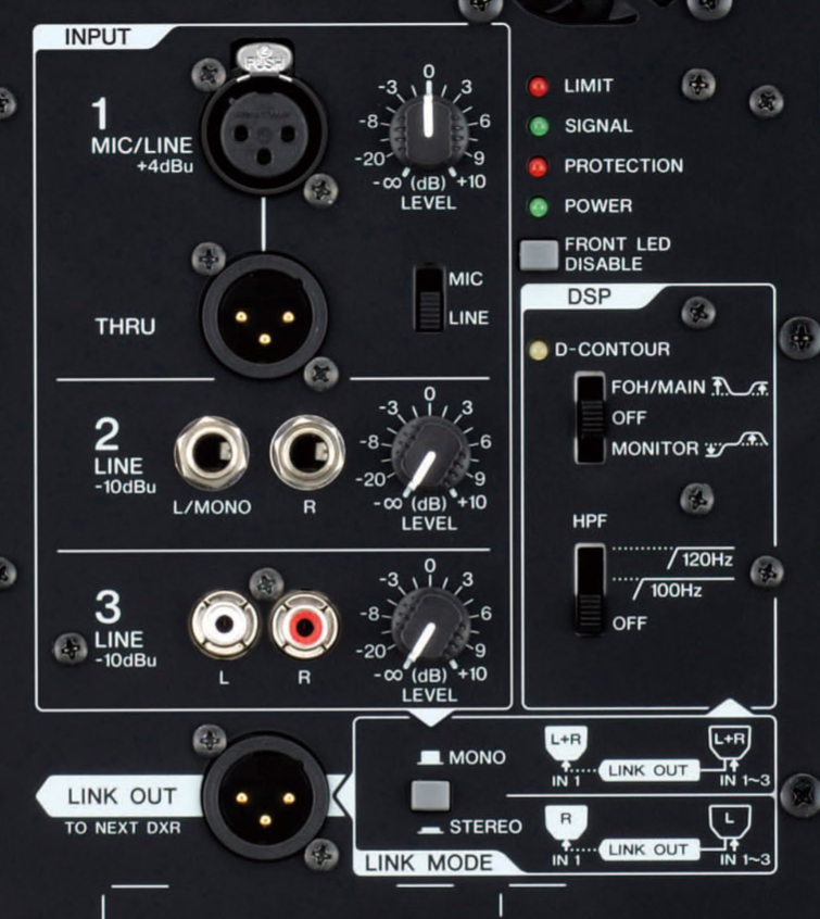 Yamaha DXR15 MKII - Active PA-høyttaler (1100W)