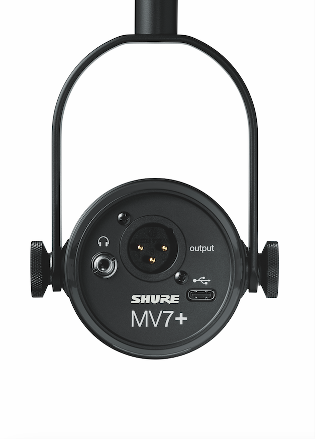 Shure MV7+ podcastmikrofon (svart)
