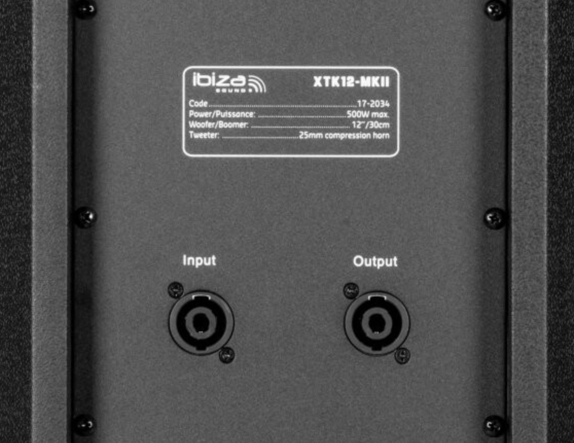 Ibiza XTK 12" passiv PA-høyttaler