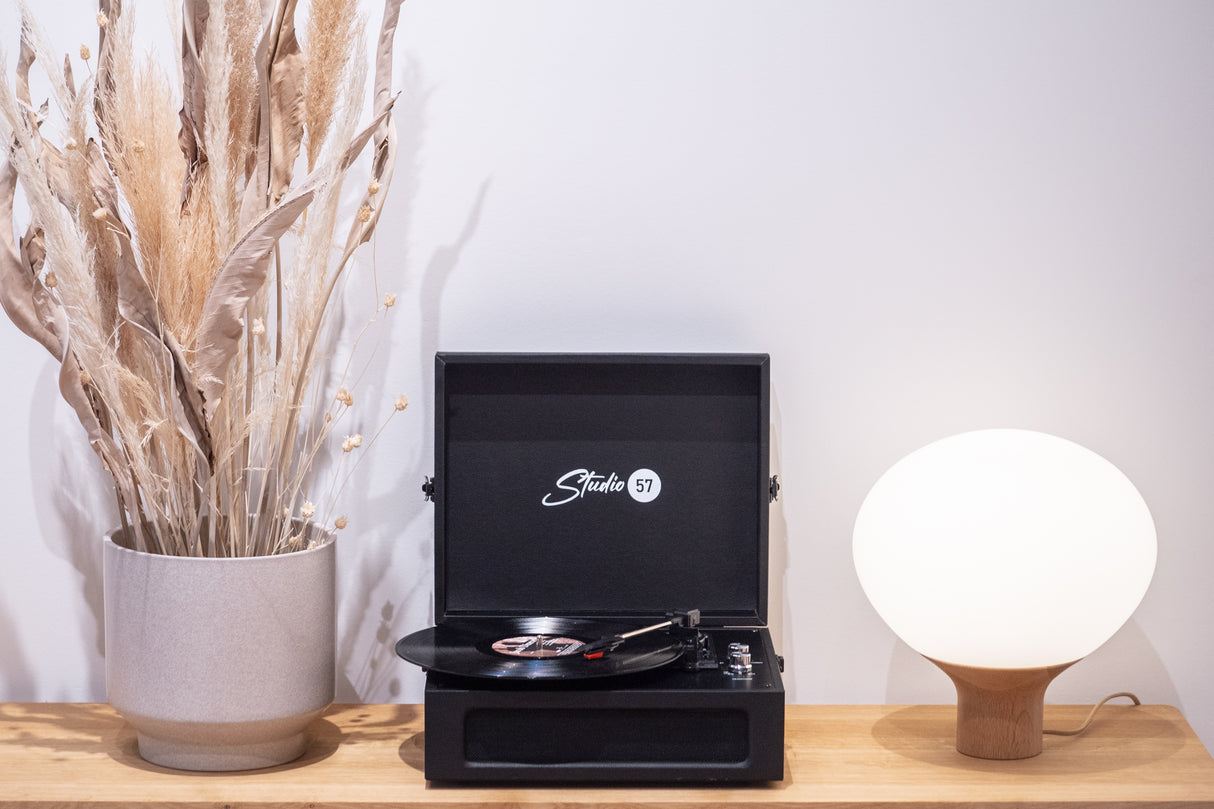 Studio 57 Groovy platespiller (svart)