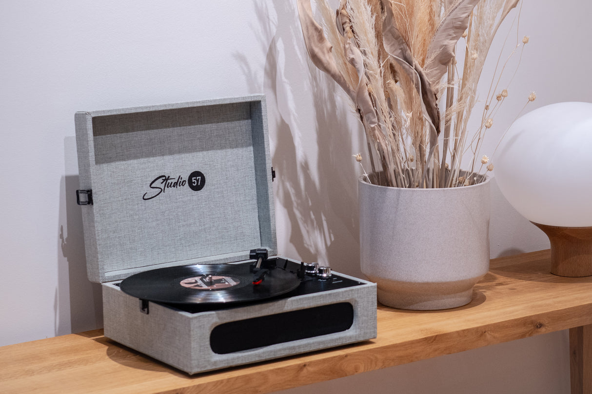 Studio 57 Groovy platespiller (grå)