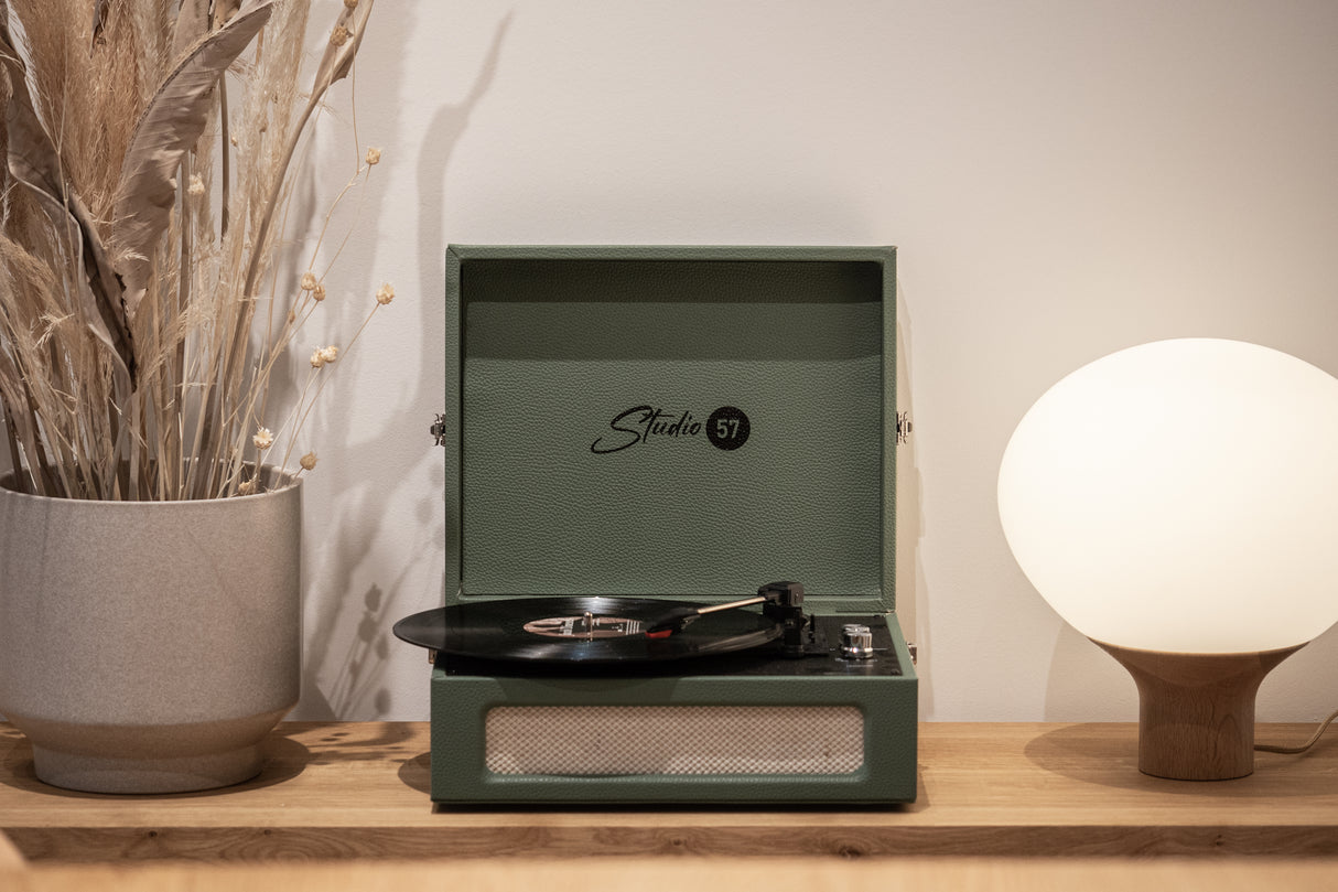 Studio 57 Groovy platespiller (grønn)