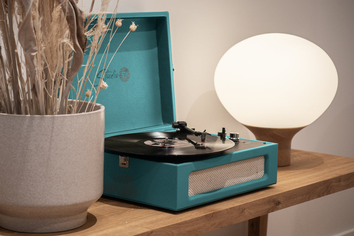 Studio 57 Groovy platespiller med LP-stativ (Ivy)