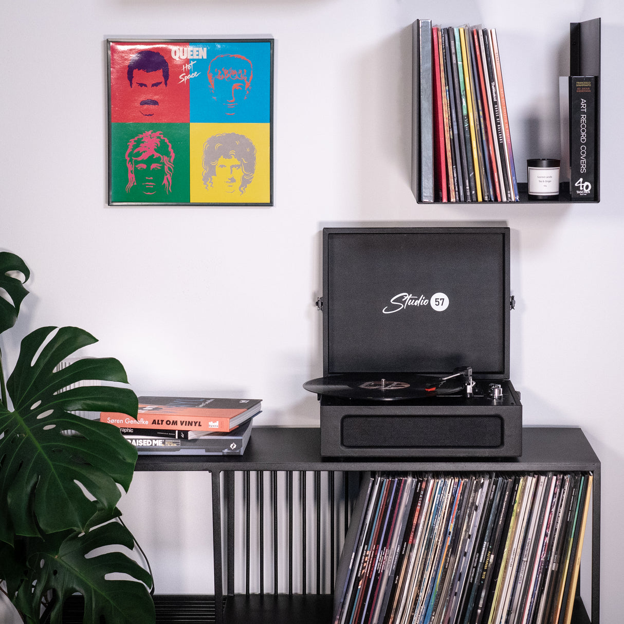 Studio 57 Groovy platespiller (svart)