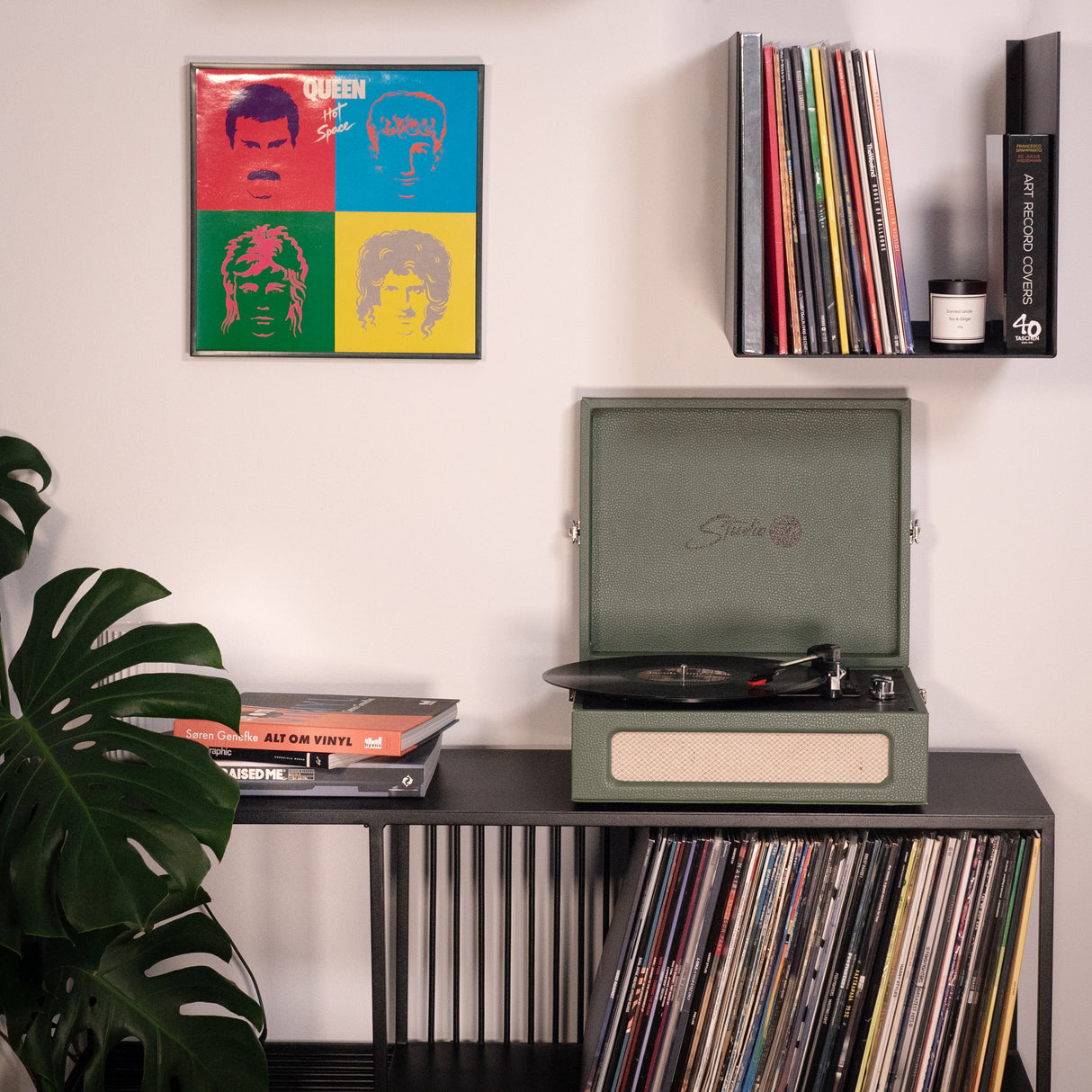 Studio 57 Groovy platespiller (grønn)