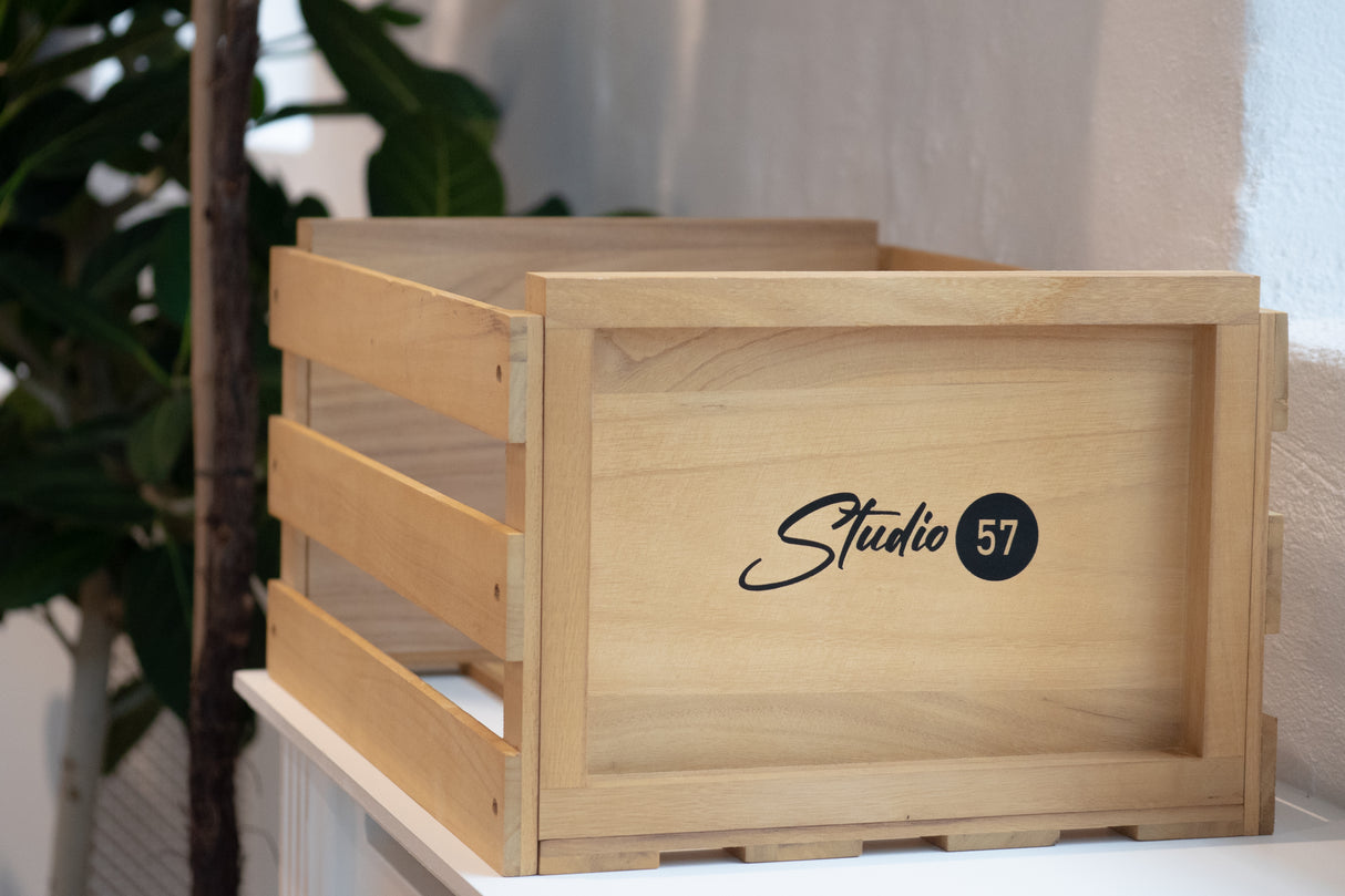 Studio 57 Oppbevaringsboks for vinylplater (Tre)