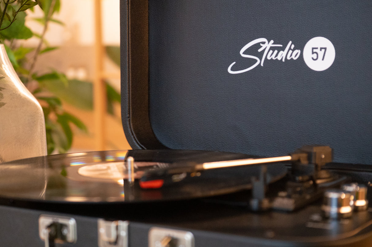 Studio 57 Mellow platespiller (svart)