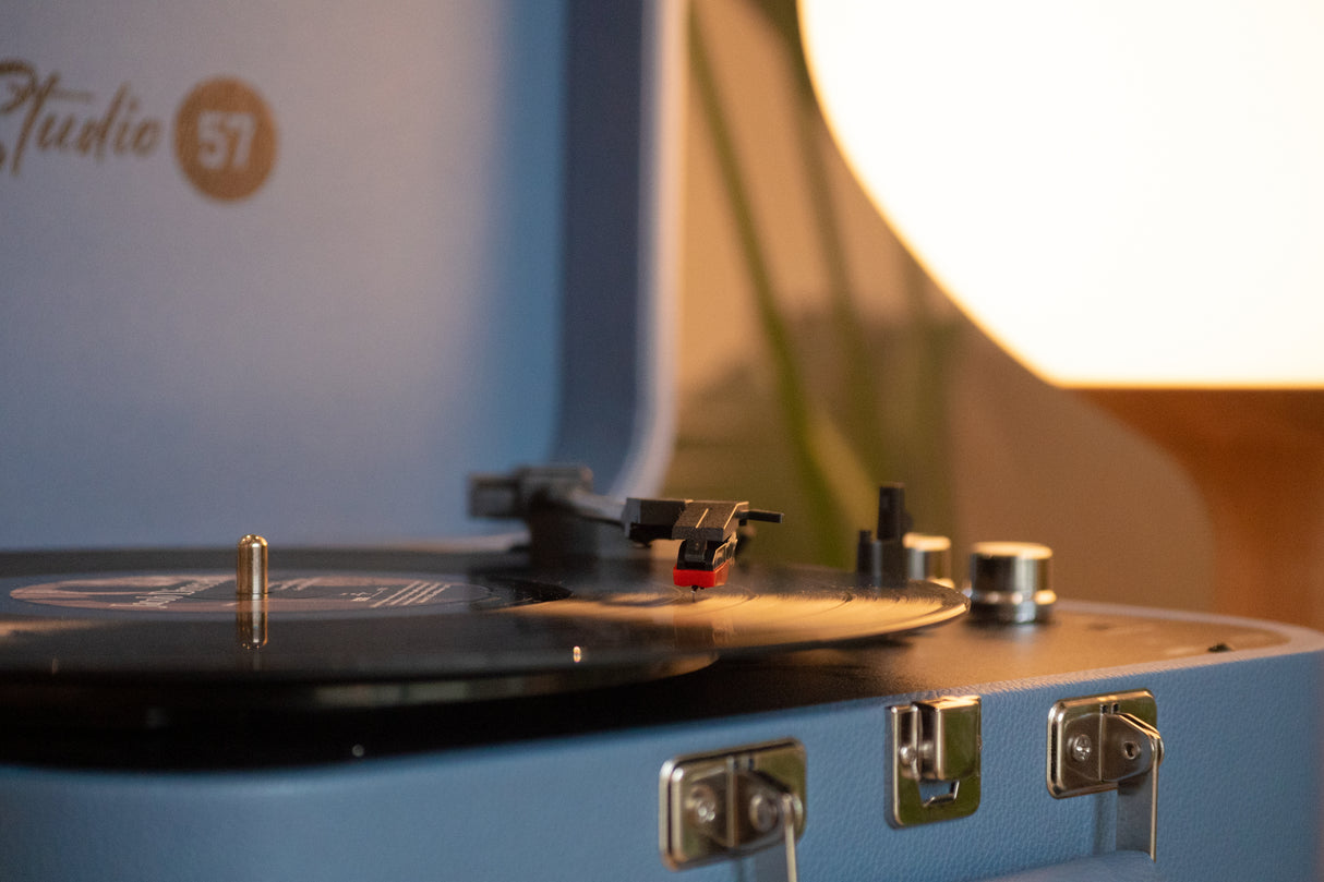Studio 57 Mellow platespiller (blå)