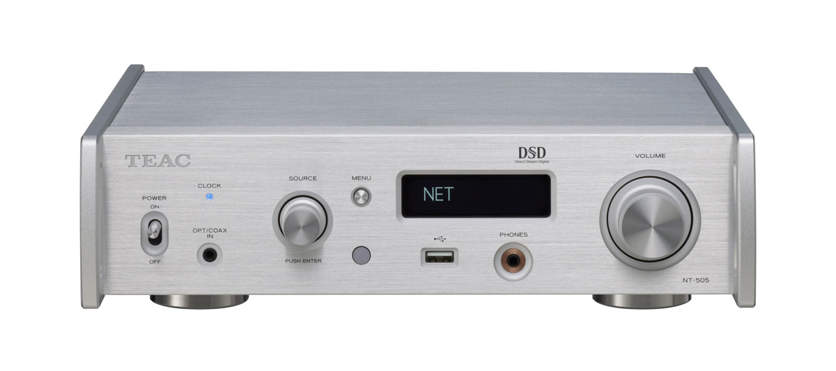 TEAC NT-505-X USB Network DAC Pre-amp (sølv)