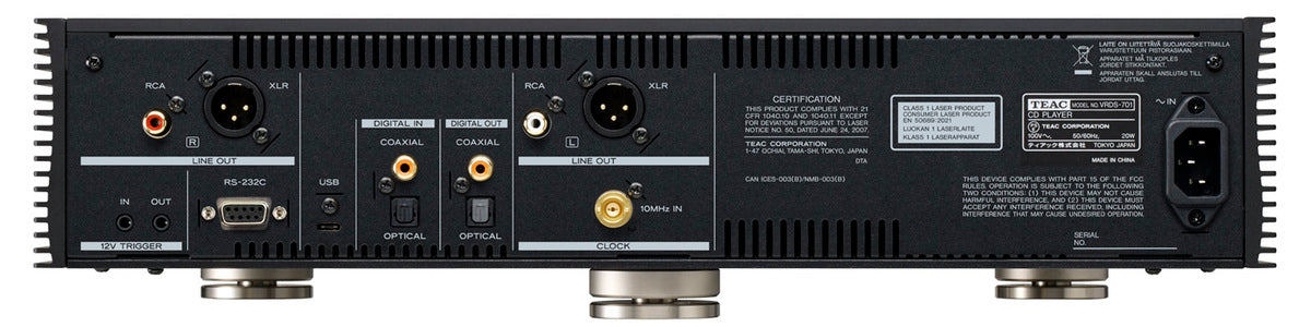 TEAC VRDS-701 CD-spiller (svart)