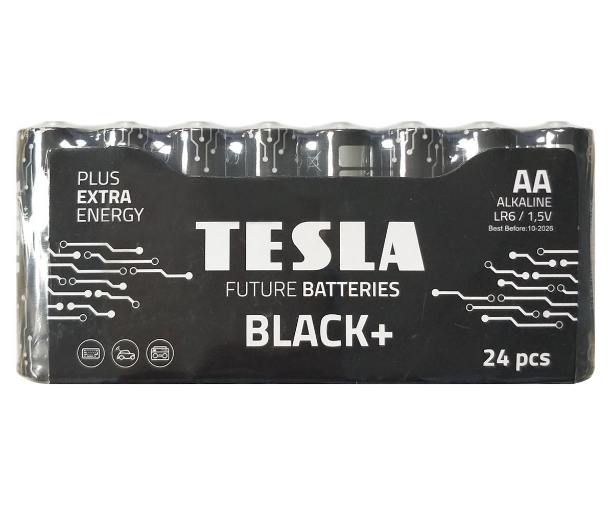 Tesla Black+ AA Batterier (24 stk)