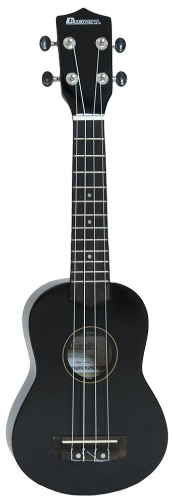 DiMavery UK-200 Soprano Ukulele (svart)