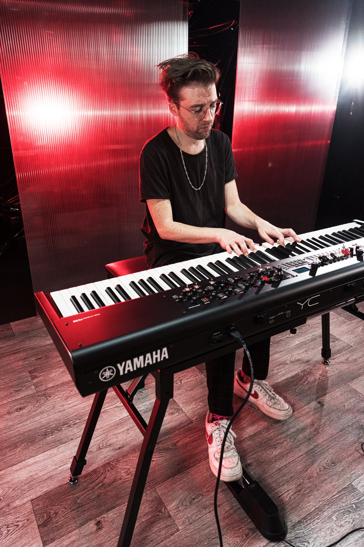 Yamaha YC88 Digital Stage Keyboard (naturlig Wood )