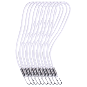 Spannfix Elastikk 10 stk. (Hvit)