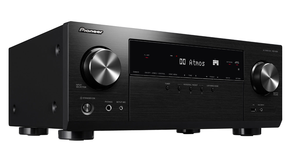 Pioneer VSX-934 7.2-kanals mottaker (svart, 7x165W)