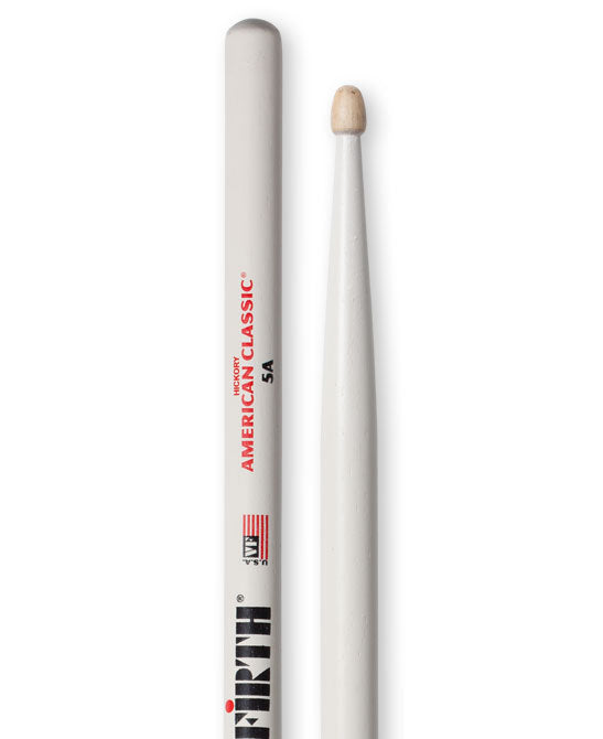 Vic Firth 5A trommestikker (hvit)