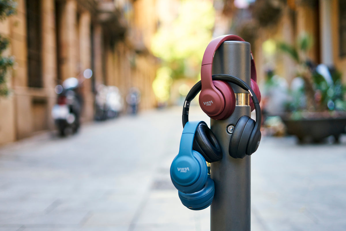 Vieta Pro #SWING Over Ear-hodetelefoner (røde)