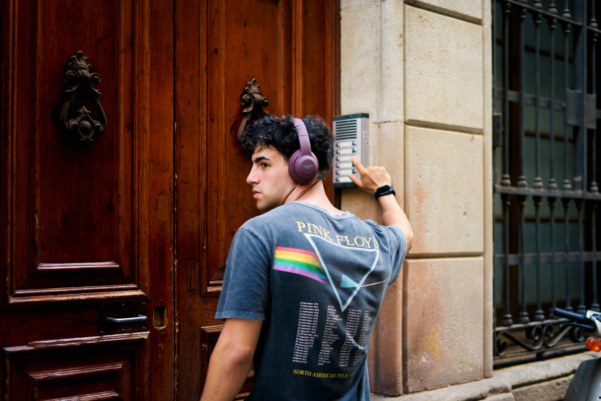 Vieta Pro #SWING Over Ear-hodetelefoner (røde)