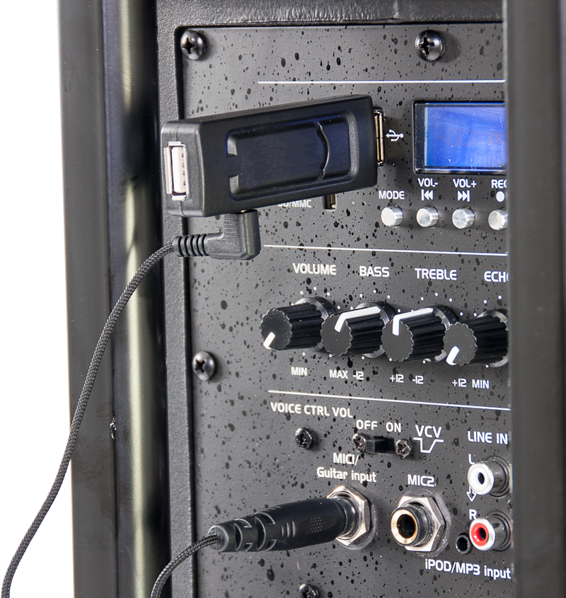 Trådløs håndholdt mikrofon med USB-strøm