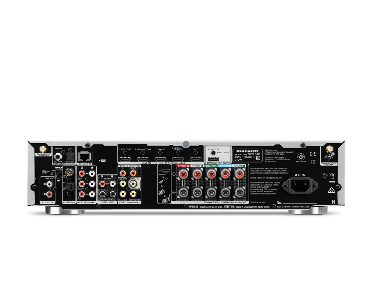 Marantz NR1510/N1SG 5.2 Surround-mottaker, sølv