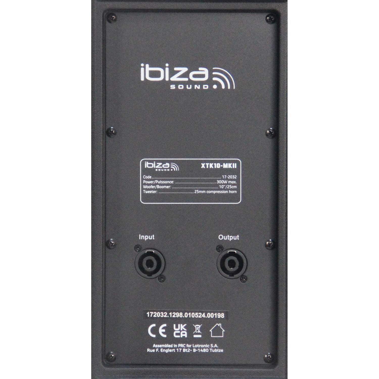 Ibiza XTK 10" passiv PA-høyttaler