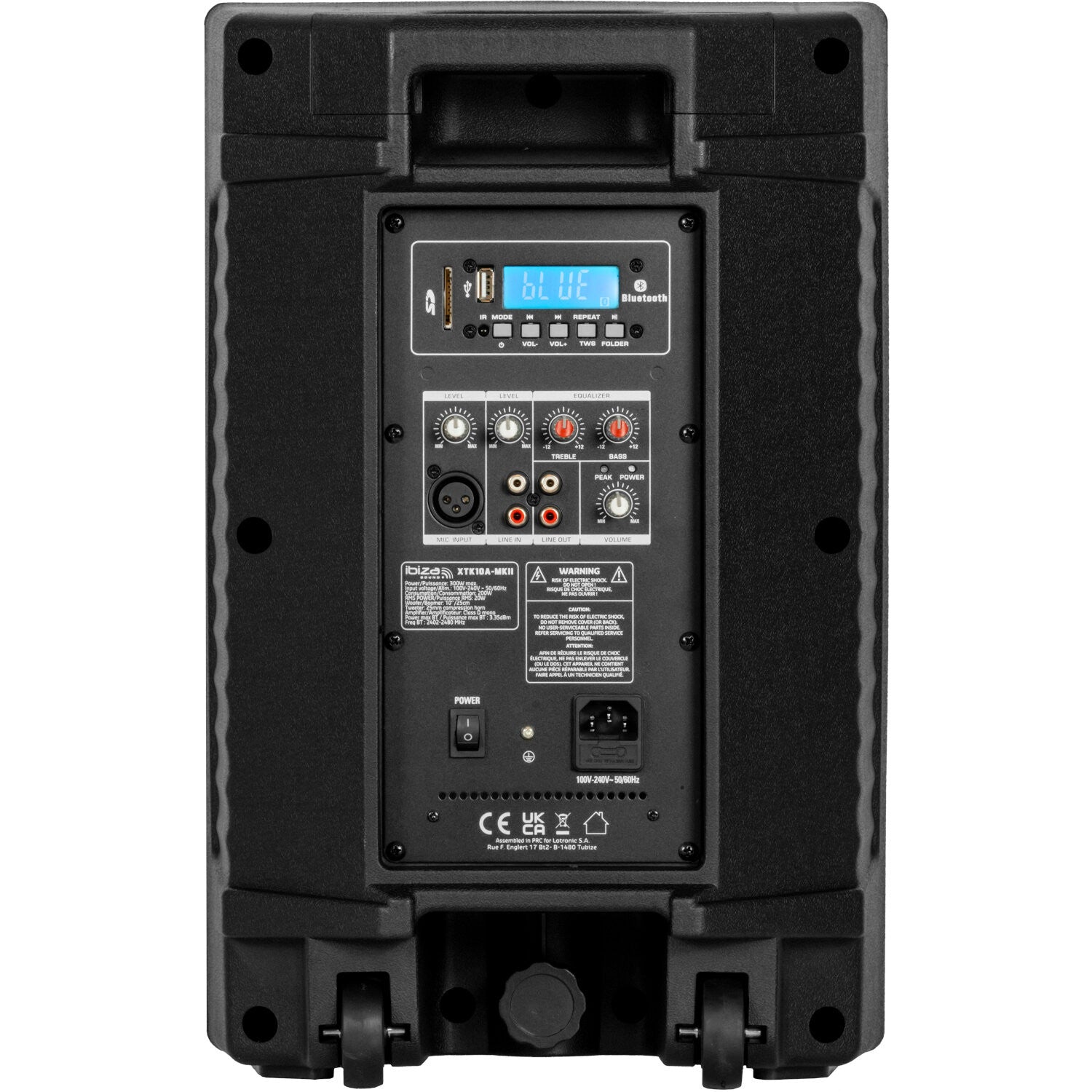 Ibiza XTK 10" aktiv høyttaler
