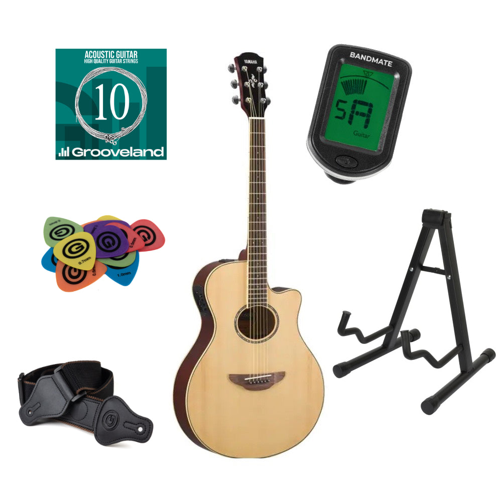 Yamaha APX600 Western Guitar Starter Pack (naturlig)