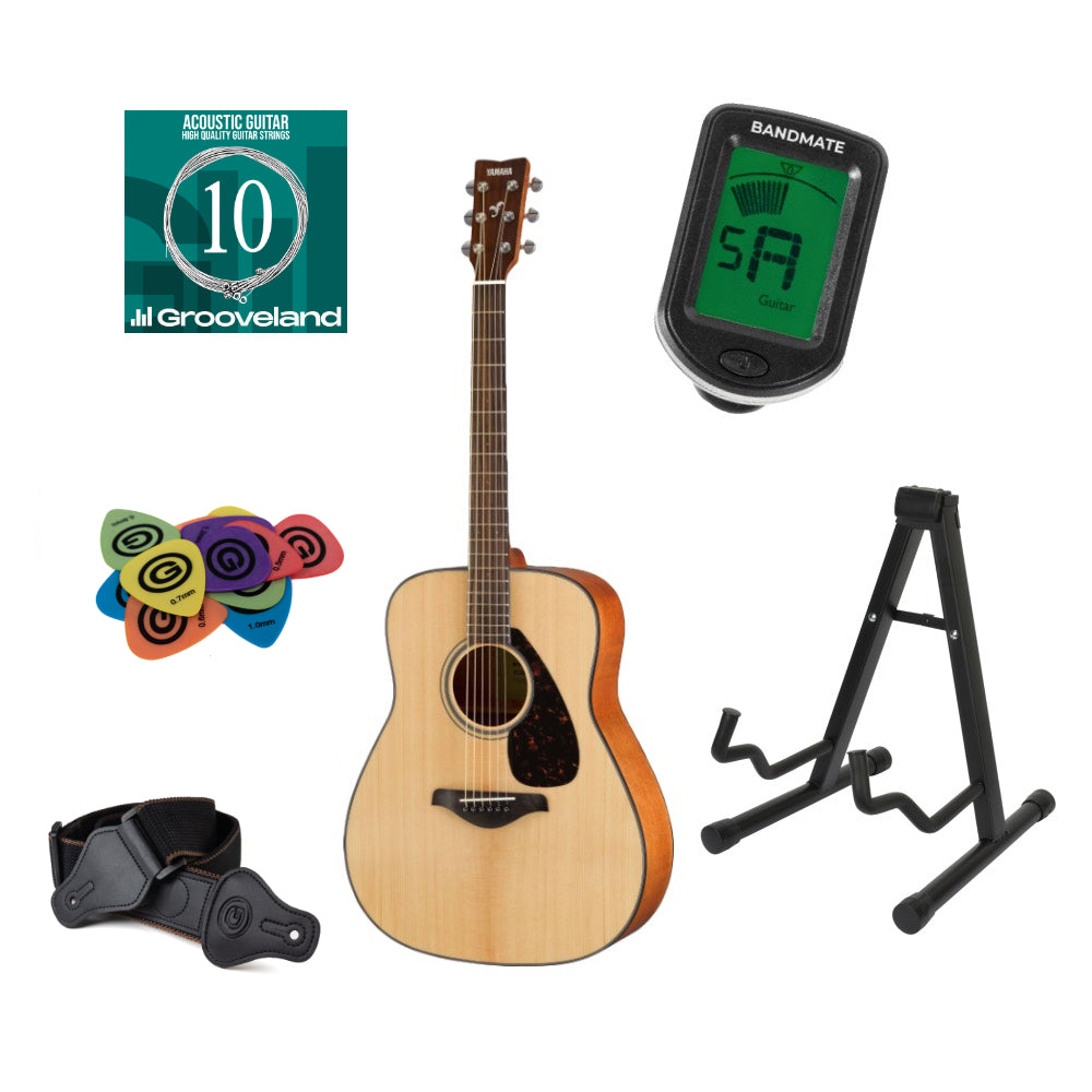 Yamaha FG800 Western Guitar Starter Pack (naturlig)