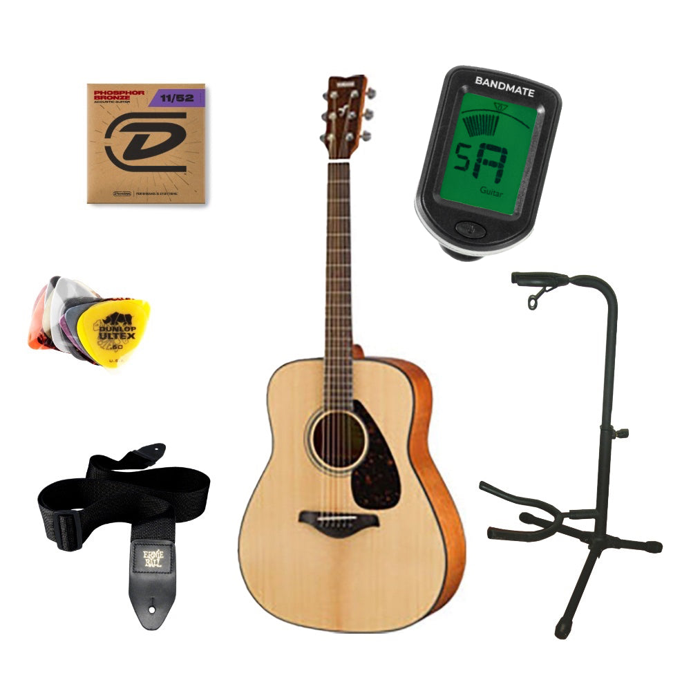 Yamaha FG800 Western Guitar Starter Pack (naturlig)