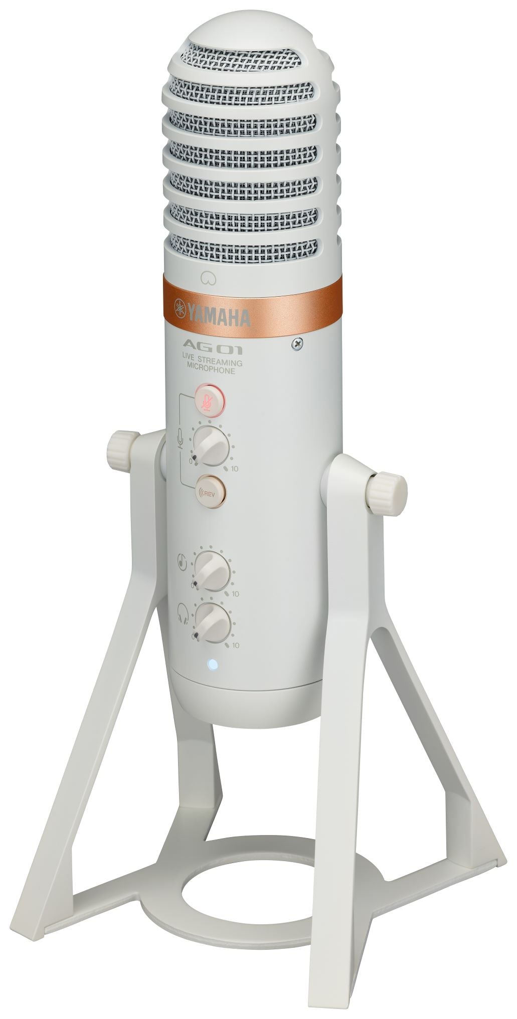 Yamaha AG01 USB-mikrofon (hvit)