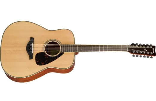 Yamaha FG820-12 NTII 12-strengs Western gitar (naturlig)