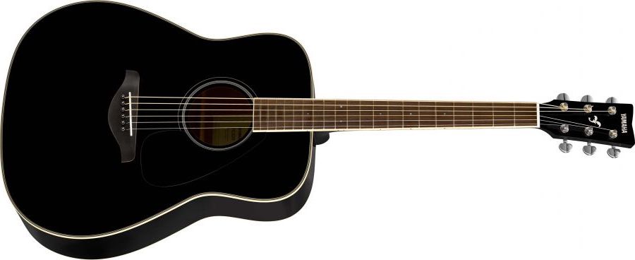 Yamaha FG820 BLII Western gitar (svart)
