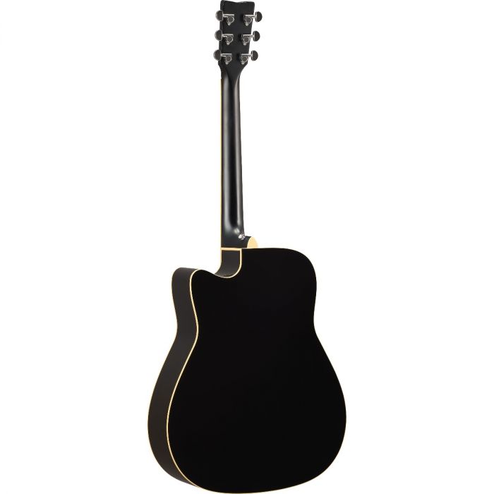 Yamaha FGC-TA transakustisk Western gitar (svart)