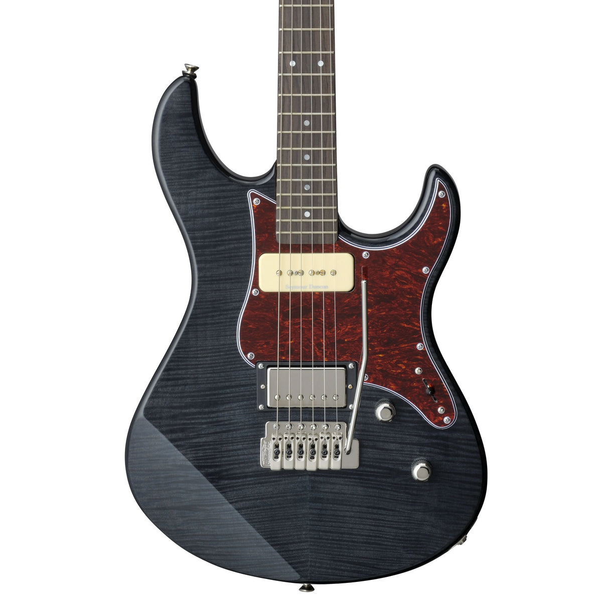 Yamaha Pacifica 611VFM elektrisk gitar (gjennomsiktig Black )