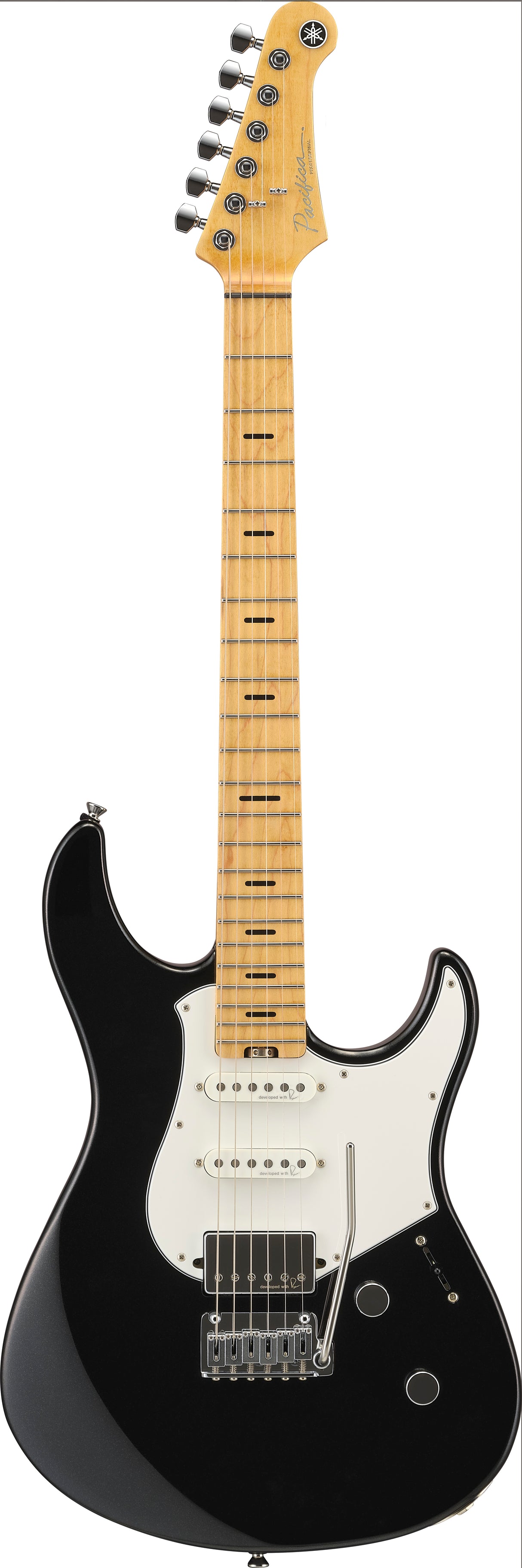 Yamaha Pacifica Pro PACP12M elektrisk gitar (lønn, Black Metallic )