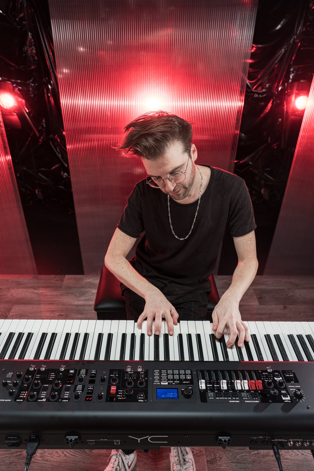 Yamaha YC88 Digital Stage Keyboard (naturlig Wood )