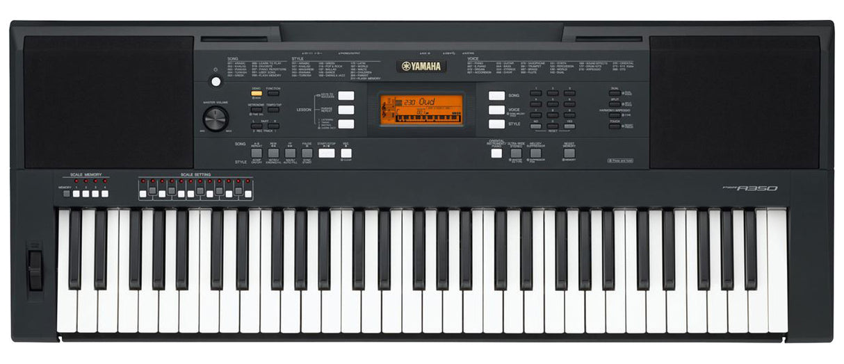 Yamaha PSR-A350 Keyboard med orientalske lyder (svart)