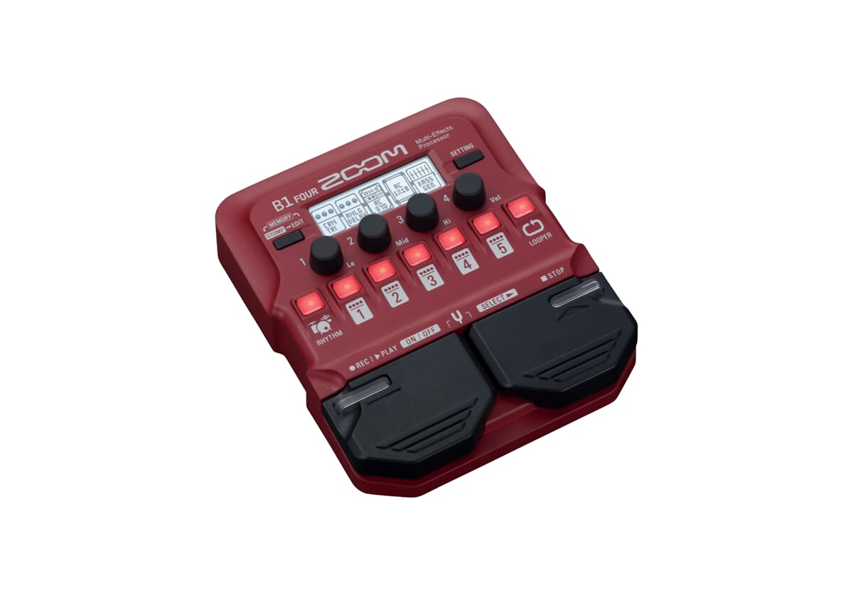 Zoom B1 Fire bass multieffekt