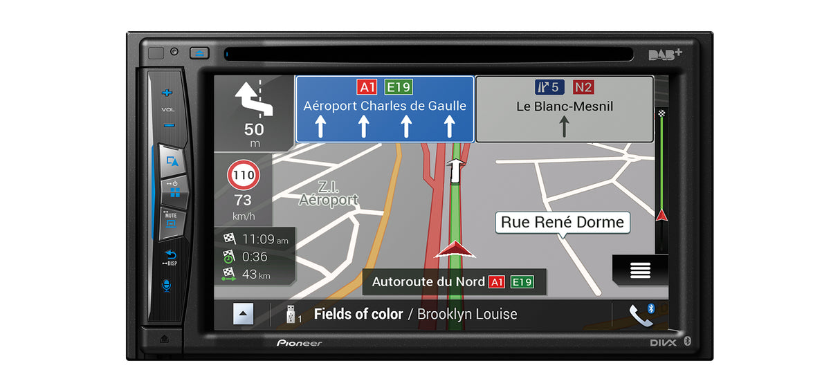 Pioneer AVIC-Z730DAB GPS-navigasjon, trådløs CarPlay og Bluetooth