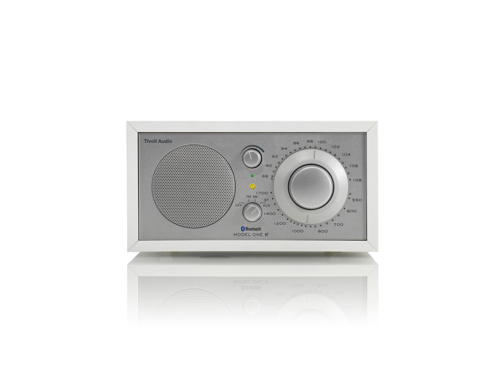 Tivoli Audio Model ONE BT med Bluetooth (hvit, sølv)