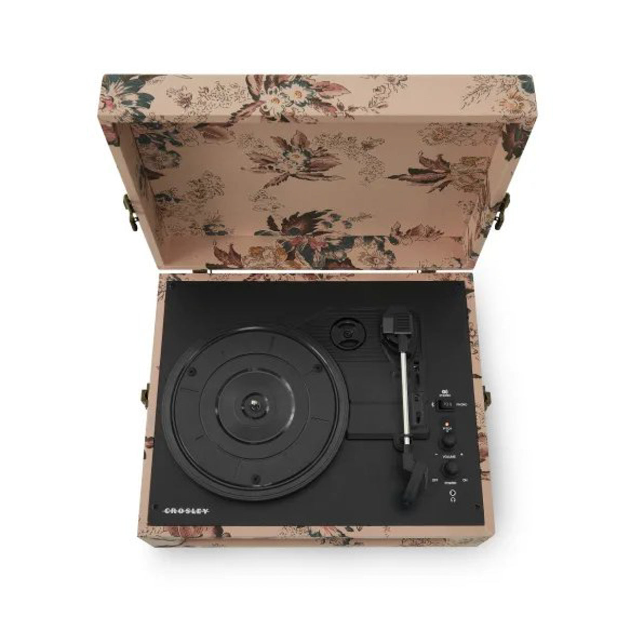 Crosley Voyager platespiller toveis Bluetooth (blomstret)