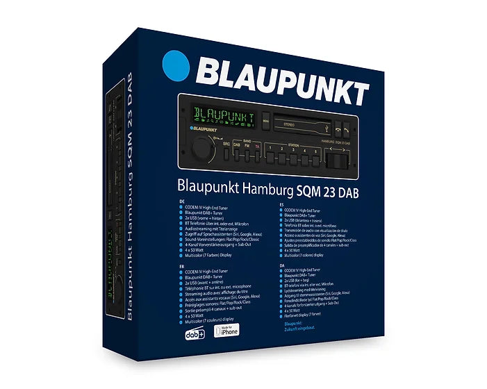 Blaupunkt Hamburg SQM 23 DAB Bilradio med DAB+ og Bluetooth
