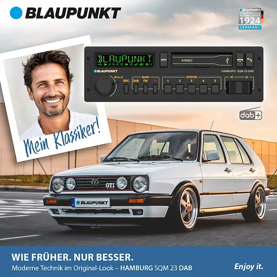 Blaupunkt Hamburg SQM 23 DAB Bilradio med DAB+ og Bluetooth